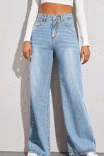 Load image into Gallery viewer, High Waist Wide Leg Jeans
