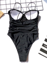 Load image into Gallery viewer, Ruched Sweetheart Neck One-Piece Swimwear
