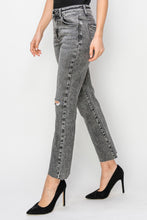 Load image into Gallery viewer, RISEN High Waist Distressed Straight Jeans
