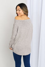 Load image into Gallery viewer, DIBS 1009 ee:some Heathered Off-Shoulder Top
