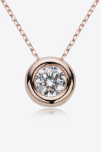Load image into Gallery viewer, Adored 1 Carat Moissanite Pendant 925 Sterling Silver Necklace
