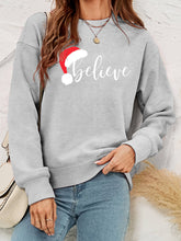 Load image into Gallery viewer, Christmas BELIEVE Crewneck Sweatshirt
