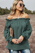 Load image into Gallery viewer, Off-The-Shoulder Ruffle Top
