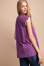 Load image into Gallery viewer, DK Plum Lace Top Dibs | 814
