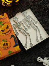 Load image into Gallery viewer, Halloween Skeleton Dangle Drop Earrings
