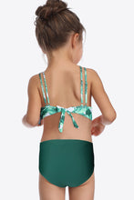 Load image into Gallery viewer, Tie Back Double-Strap Two-Piece Swim Set
