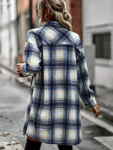 Load image into Gallery viewer, Plaid Long Shacket •4 color options DIBS SHACKET
