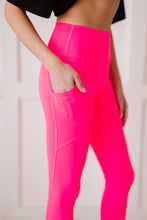 Load image into Gallery viewer, Zenana Step Aside Full Size Run Athletic Leggings with Pockets
