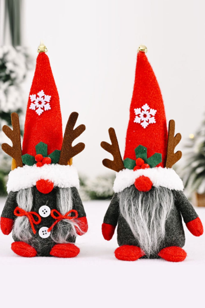 2-Pack Christmas Reindeer Faceless Gnomes