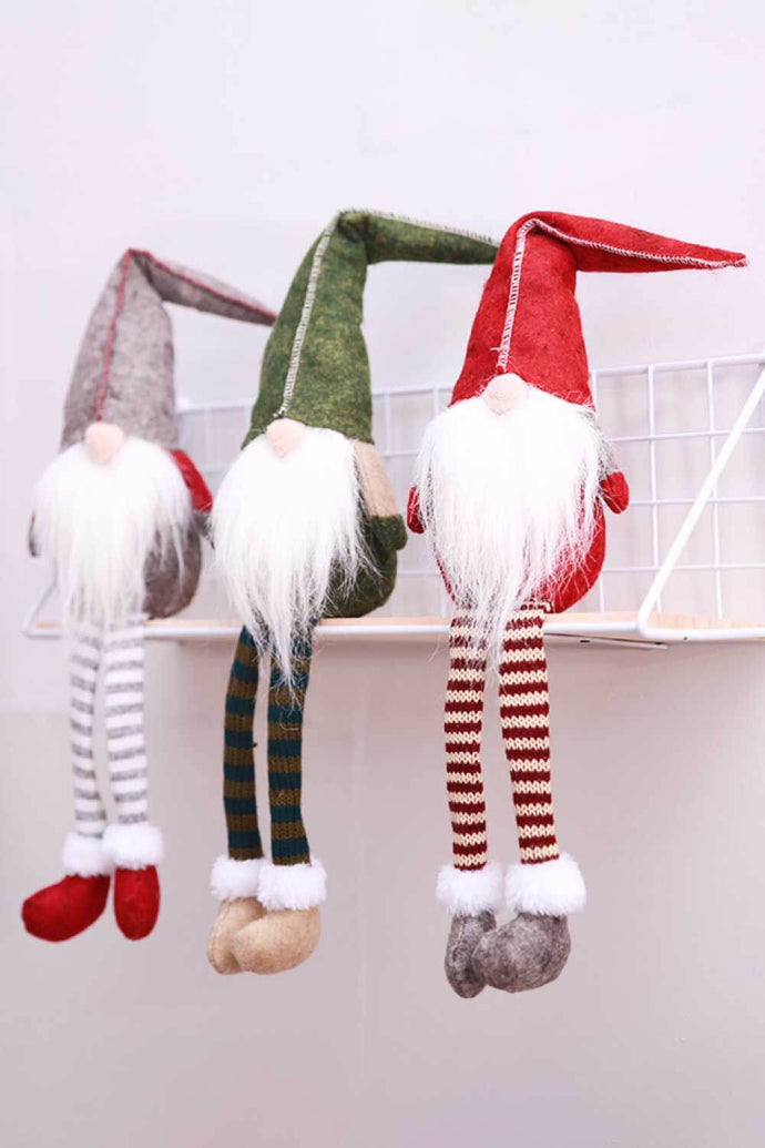 3-Pack Christmas Long Leg Faceless Gnomes