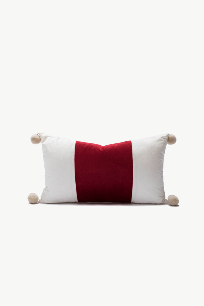 Two-Tone Decorative Throw Pillow Case