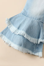 Load image into Gallery viewer, Baby Girl Frayed Hem Flare Leg Jeans
