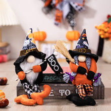 Load image into Gallery viewer, 2-Pack Halloween Gnome Decor
