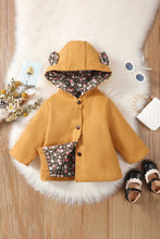 Load image into Gallery viewer, Girls Button Front Brushed Jacket with Ears
