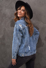 Load image into Gallery viewer, Tell Me About It Stud-ed Denim Jacket
