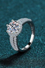 Load image into Gallery viewer, Sterling Silver Moissanite Ring
